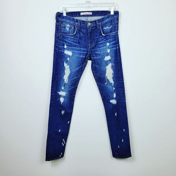 J Brand DK Shredder Skinny Jeans 25#021 - Picture 1 of 13